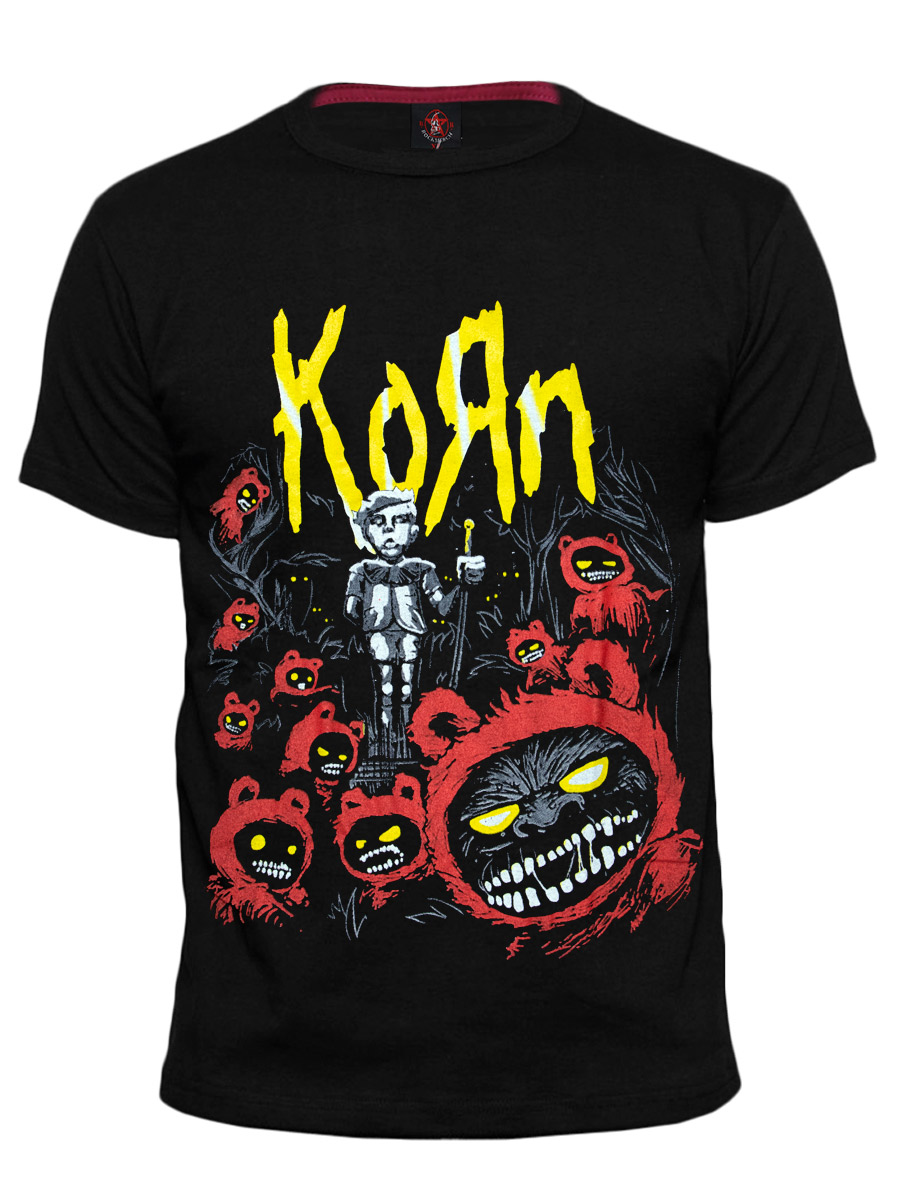 Футболка RockMerch Korn - фото 1 - rockbunker.ru