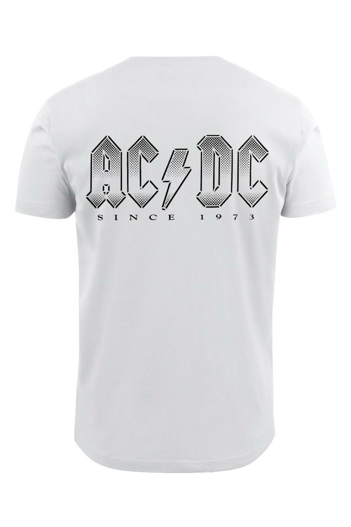Футболка AC/DC since 1973 белый - фото 2 - rockbunker.ru