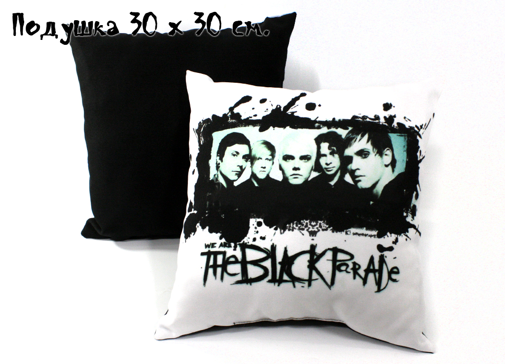 Подушка My Chemical Romance The Black Parade - фото 2 - rockbunker.ru