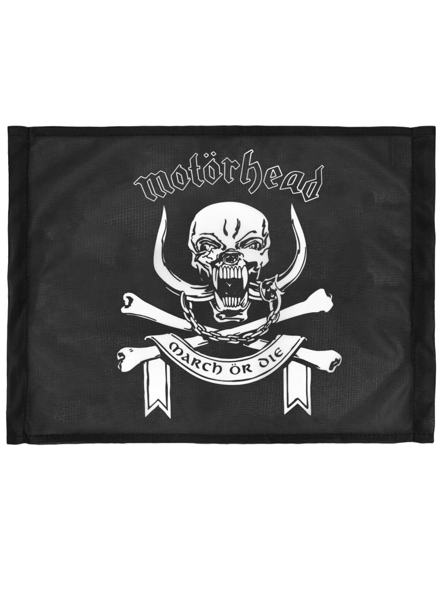 Флаг автомобильный Motorhead - фото 2 - rockbunker.ru