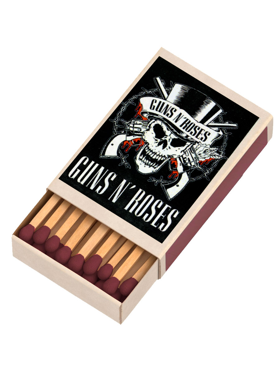 Спички с магнитом Guns N Roses - фото 1 - rockbunker.ru