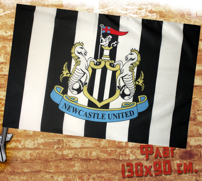 Флаг Newcastle United - фото 1 - rockbunker.ru