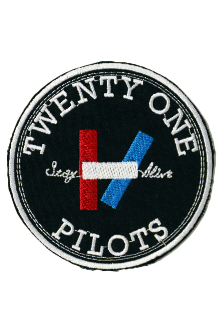 Нашивка Twenty One Pilots - фото 1 - rockbunker.ru