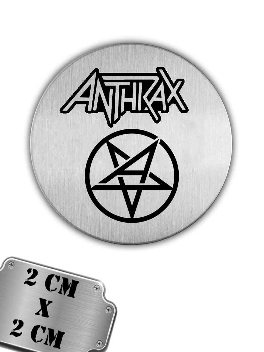 Значок-пин Anthrax - фото 1 - rockbunker.ru
