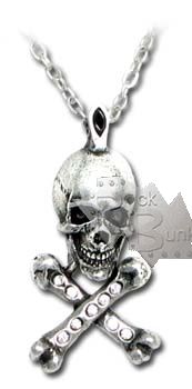 Кулон Alchemy Gothic P419 Skull and Bones - фото 1 - rockbunker.ru