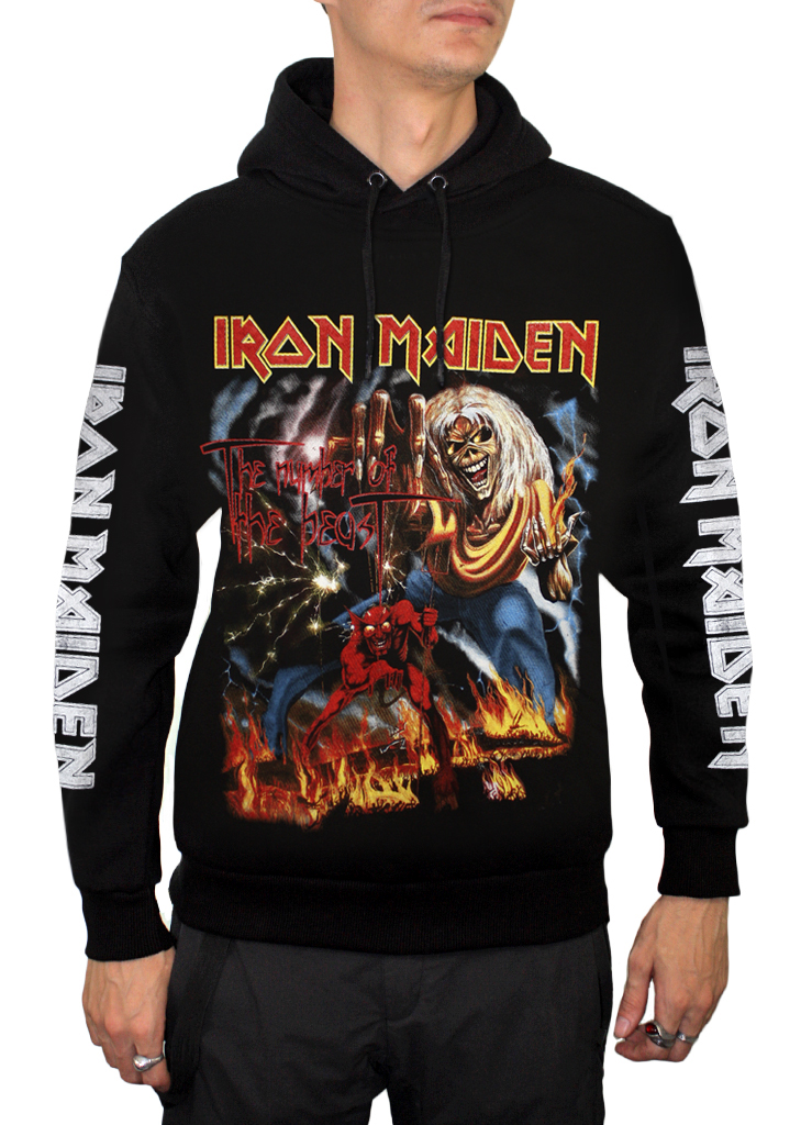 Балахон RockMerch Iron Maiden - фото 1 - rockbunker.ru