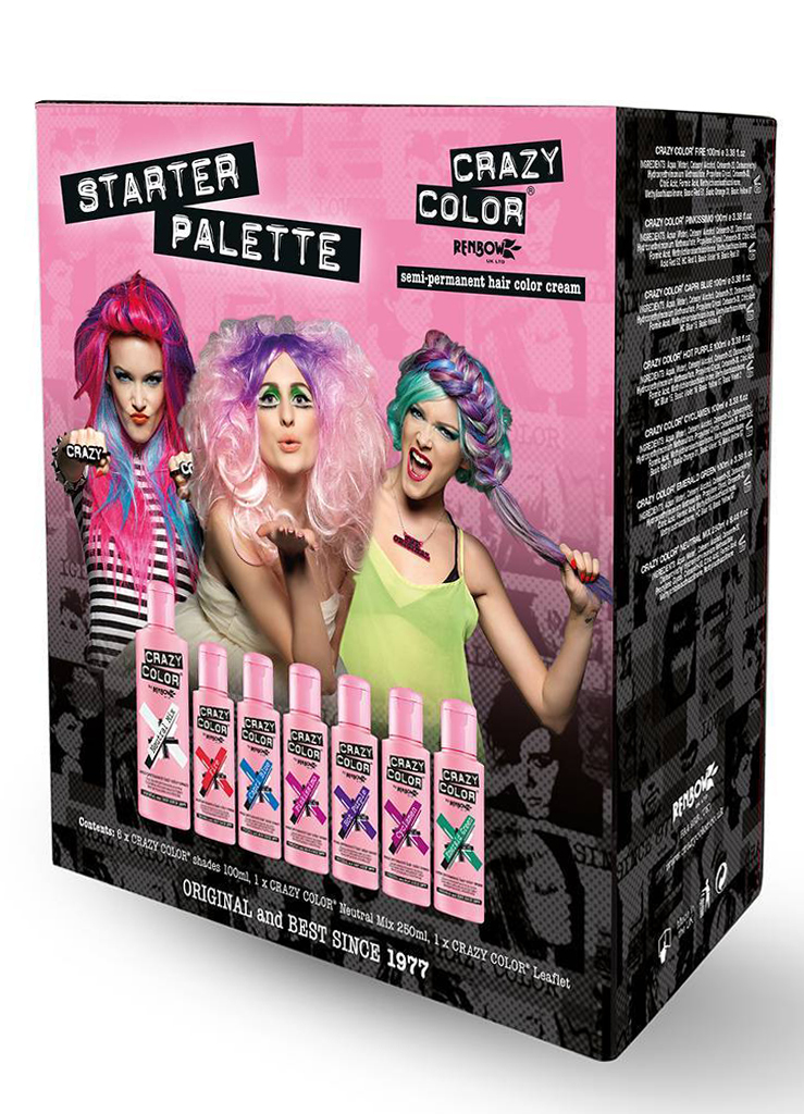 Краска для волос Crazy Color Extreme Starter Palette - фото 4 - rockbunker.ru