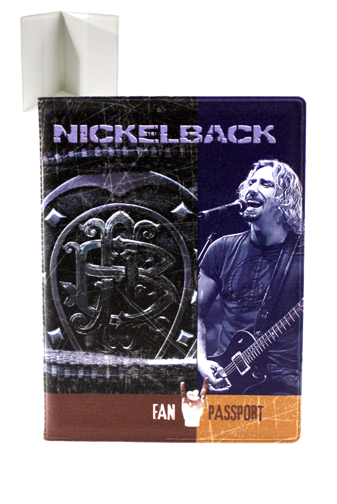 Обложка на паспорт RockMerch Nickelback - фото 1 - rockbunker.ru