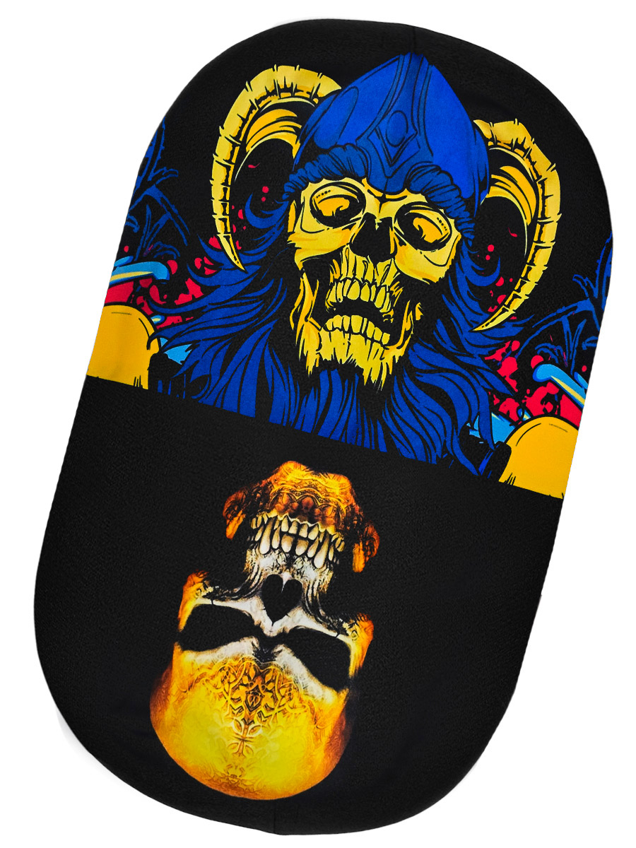 Шапка двухсторонняя Череп - фото 3 - rockbunker.ru