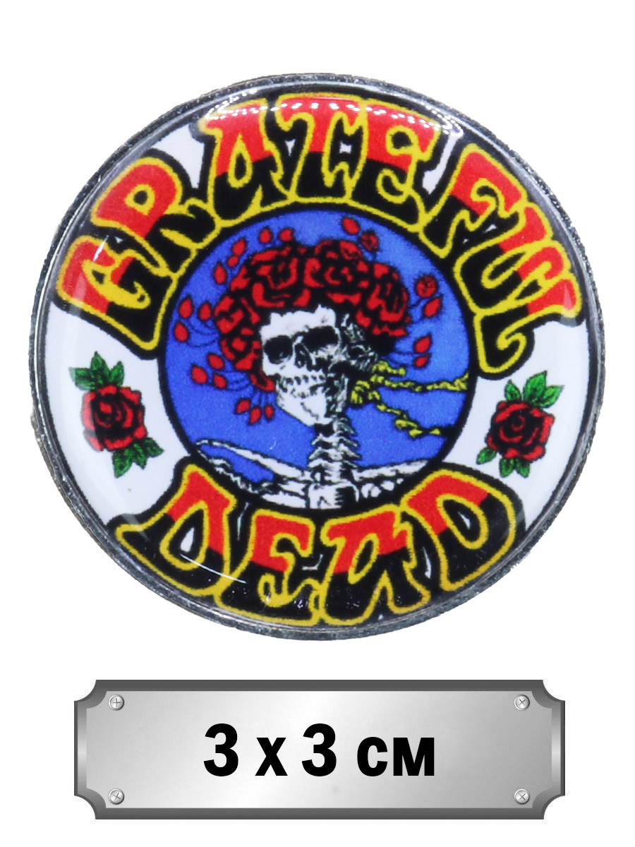 Значок Grateful Dead - фото 1 - rockbunker.ru