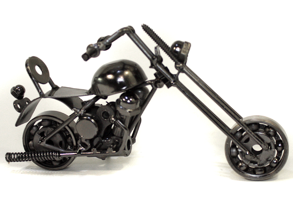 Сувенирная модель Мотоцикл ручной работы МРС029 - фото 1 - rockbunker.ru