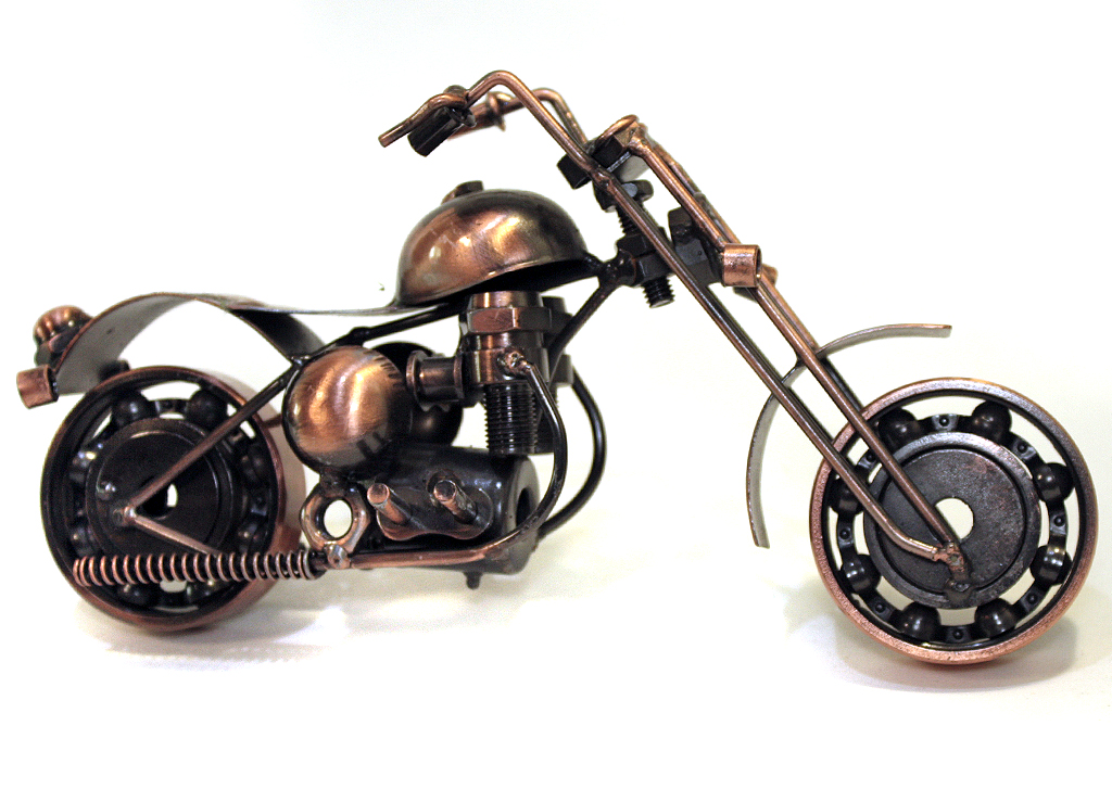 Сувенирная модель Мотоцикл ручной работы МРС028 - фото 5 - rockbunker.ru