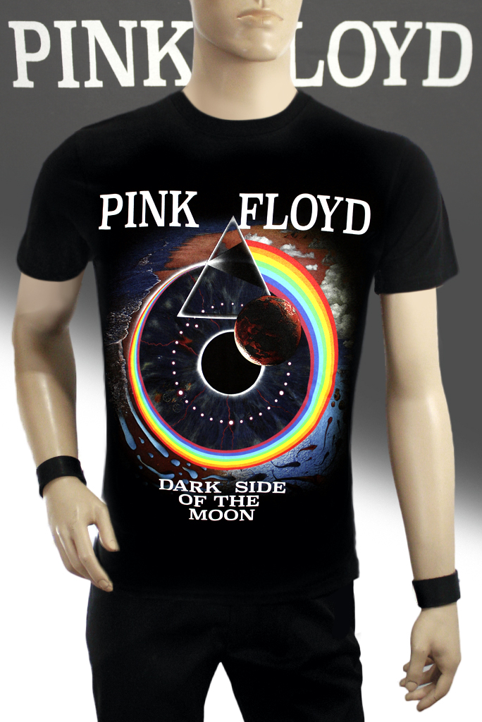 Футболка Hot Rock Pink Floyd Dark side of the Moon - фото 1 - rockbunker.ru