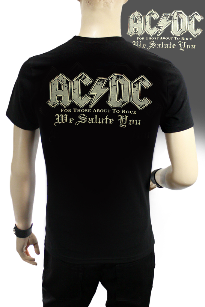 Футболка AC DC For Those About To Rock We Salute You - фото 2 - rockbunker.ru