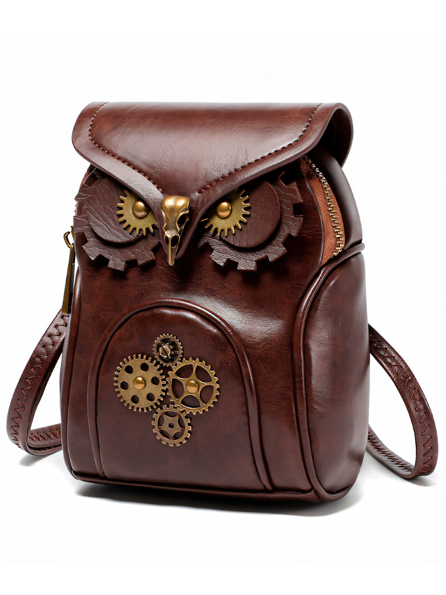 Сумка Стимпанк Сова - фото 1 - rockbunker.ru