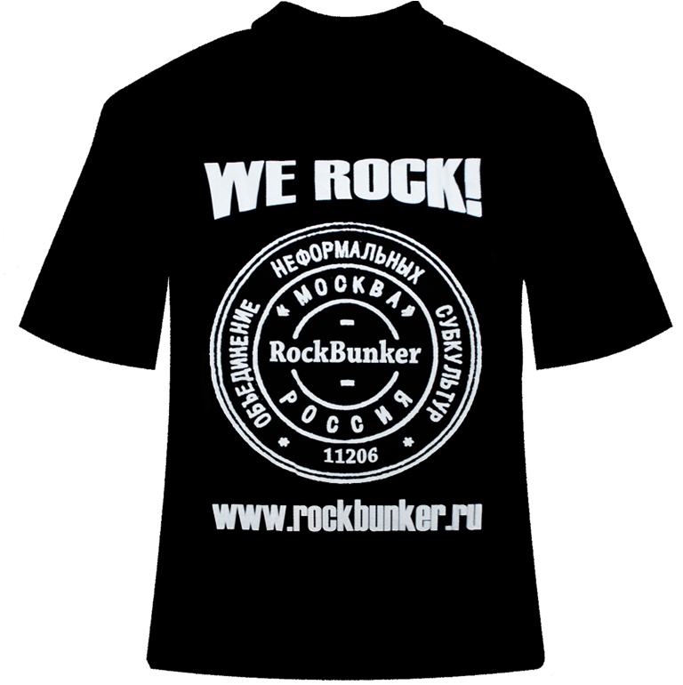 Футболка РокБункер Association of informal subcultures чёрная - фото 2 - rockbunker.ru