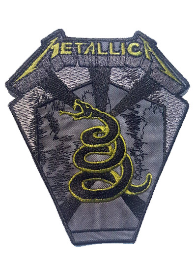Нашивка Metallica The Black Album - фото 1 - rockbunker.ru