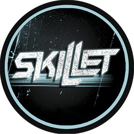 Кожаная нашивка Skillet - фото 1 - rockbunker.ru