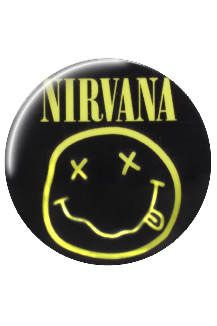 Значок RockMerch Nirvana - фото 1 - rockbunker.ru