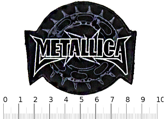 Нашивка Metallica - фото 1 - rockbunker.ru