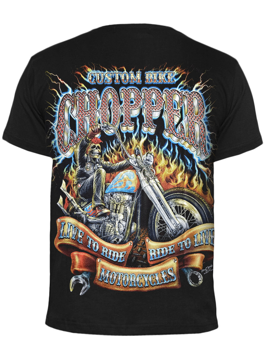 Футболка Rock Chang Live To Ride - фото 3 - rockbunker.ru