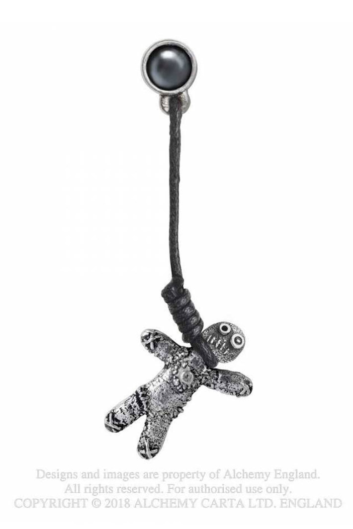 Серьга Alchemy Gothic E408 Voodoo Doll - фото 1 - rockbunker.ru