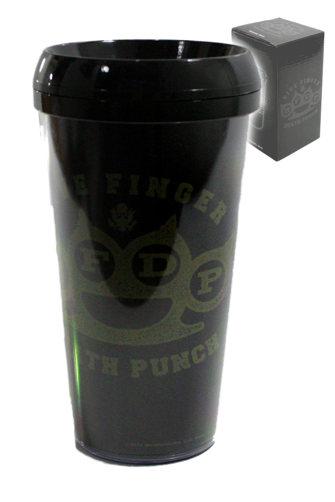 Походная кружка Five Finger Death Punch - фото 1 - rockbunker.ru