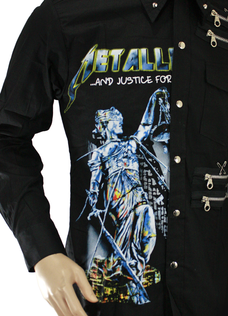 Рубашка Metallica And justice for all - фото 2 - rockbunker.ru