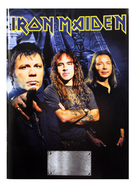 Тетрадь RockMerch Iron Maiden - фото 1 - rockbunker.ru