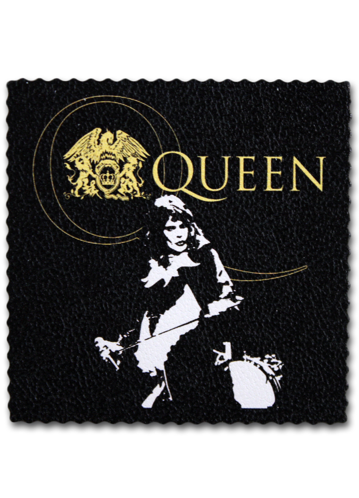 Кожаная нашивка Queen - фото 1 - rockbunker.ru