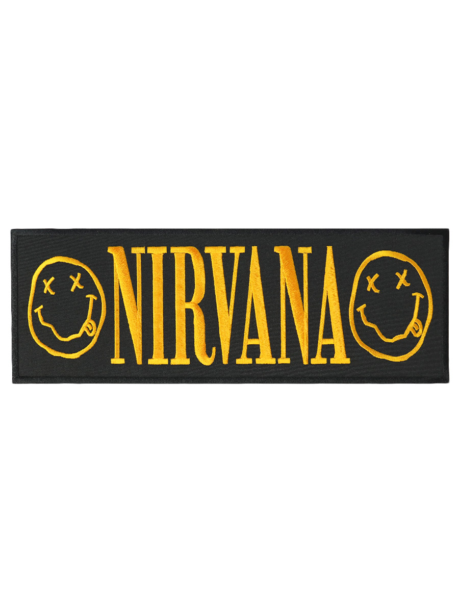 Термонашивка на спину Nirvana - фото 1 - rockbunker.ru