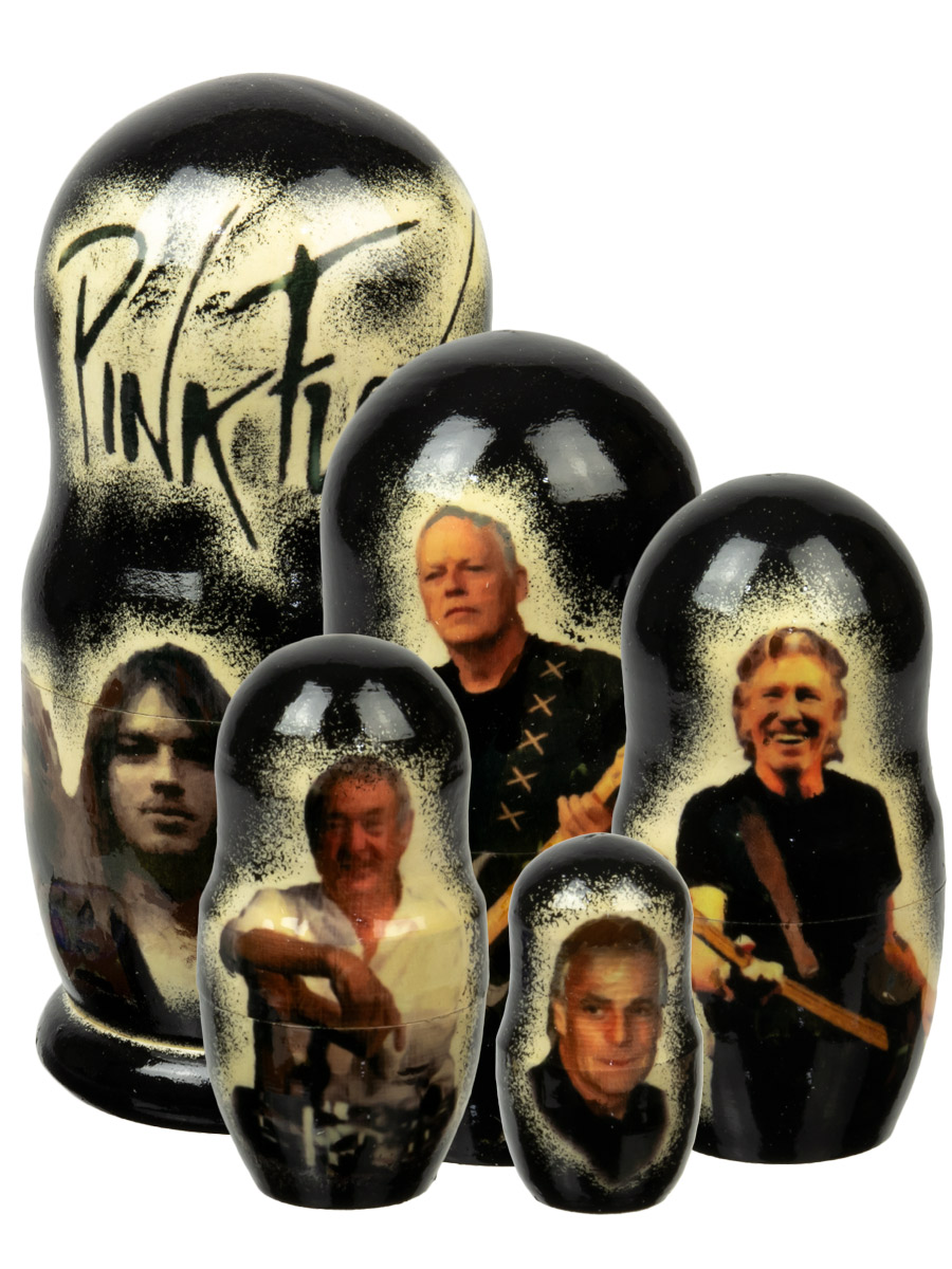 Матрешка Pink Floyd - фото 1 - rockbunker.ru