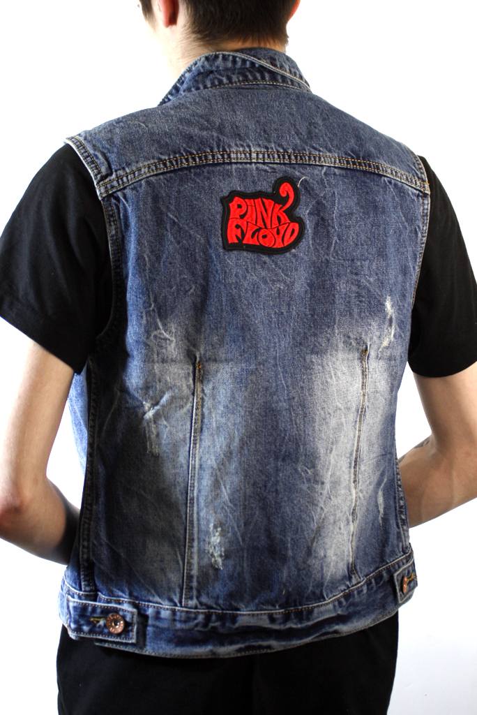 Жилет джинсовый с нашивками Ария Accept Pink Floyd - фото 5 - rockbunker.ru
