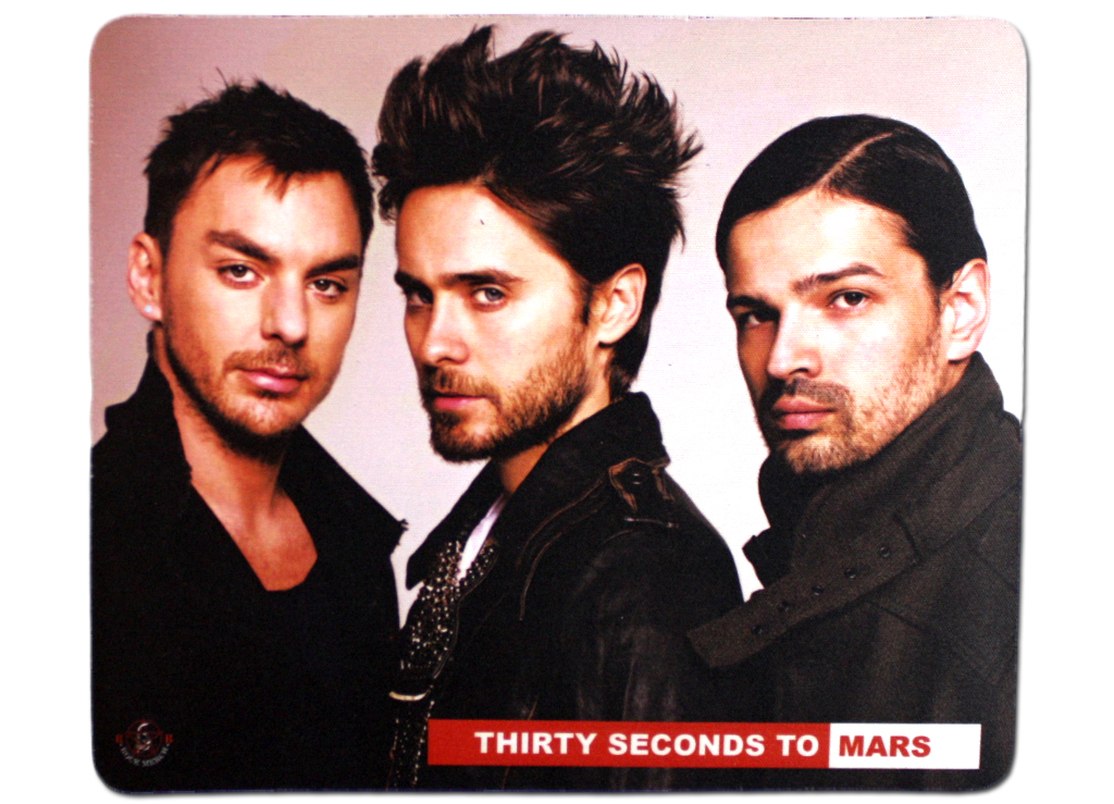 Коврик для мыши RockMerch 30 Seconds to Mars - фото 1 - rockbunker.ru