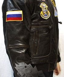 Куртка кожаная First M-365-01-BRT Brown - фото 2 - rockbunker.ru