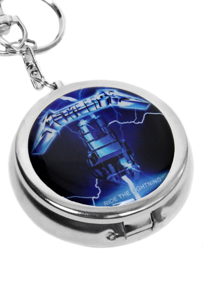 Пепельница походная RockMerch Metallica Ride The Lightning - фото 1 - rockbunker.ru