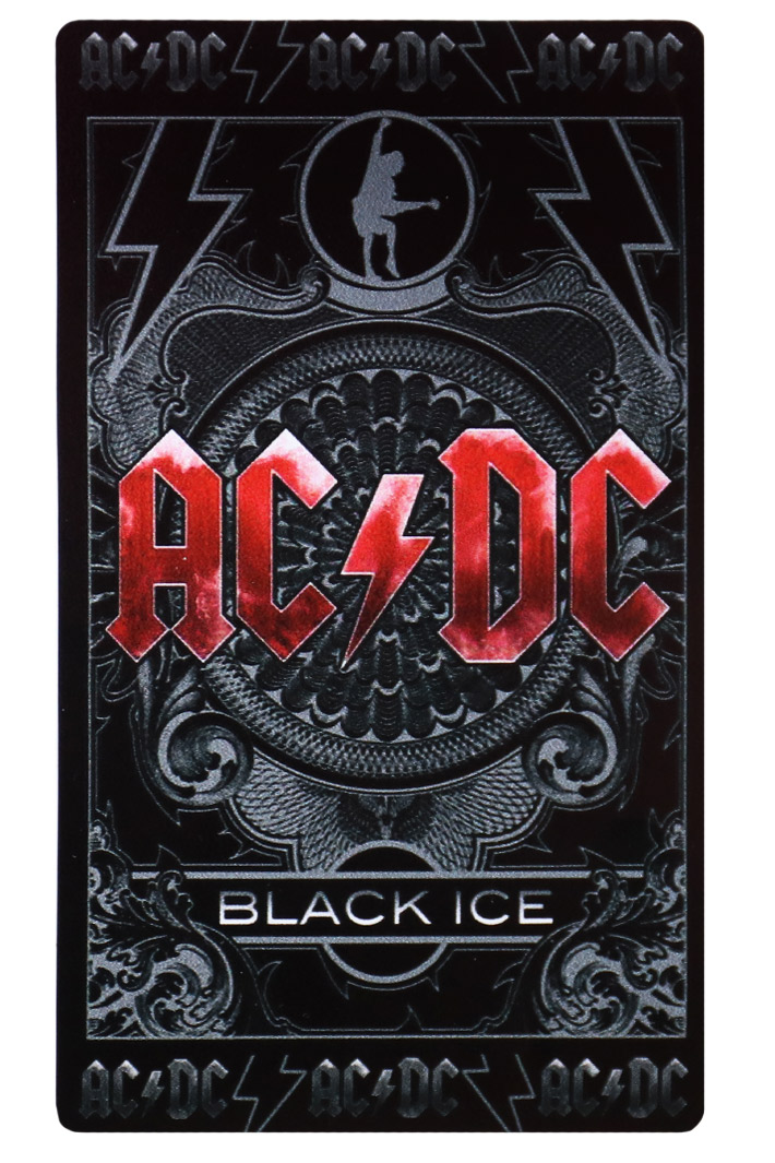 Наклейка-стикер Rock Merch AC DC Black Ice - фото 1 - rockbunker.ru