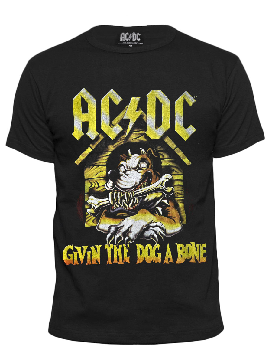 Футболка AC DC Givin The Dog a Bone - фото 1 - rockbunker.ru