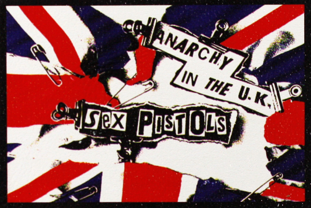 Кожаная нашивка Sex Pistols - фото 1 - rockbunker.ru