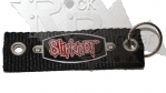 Брелок Slipknot текстильный с металлическим жетоном - фото 1 - rockbunker.ru