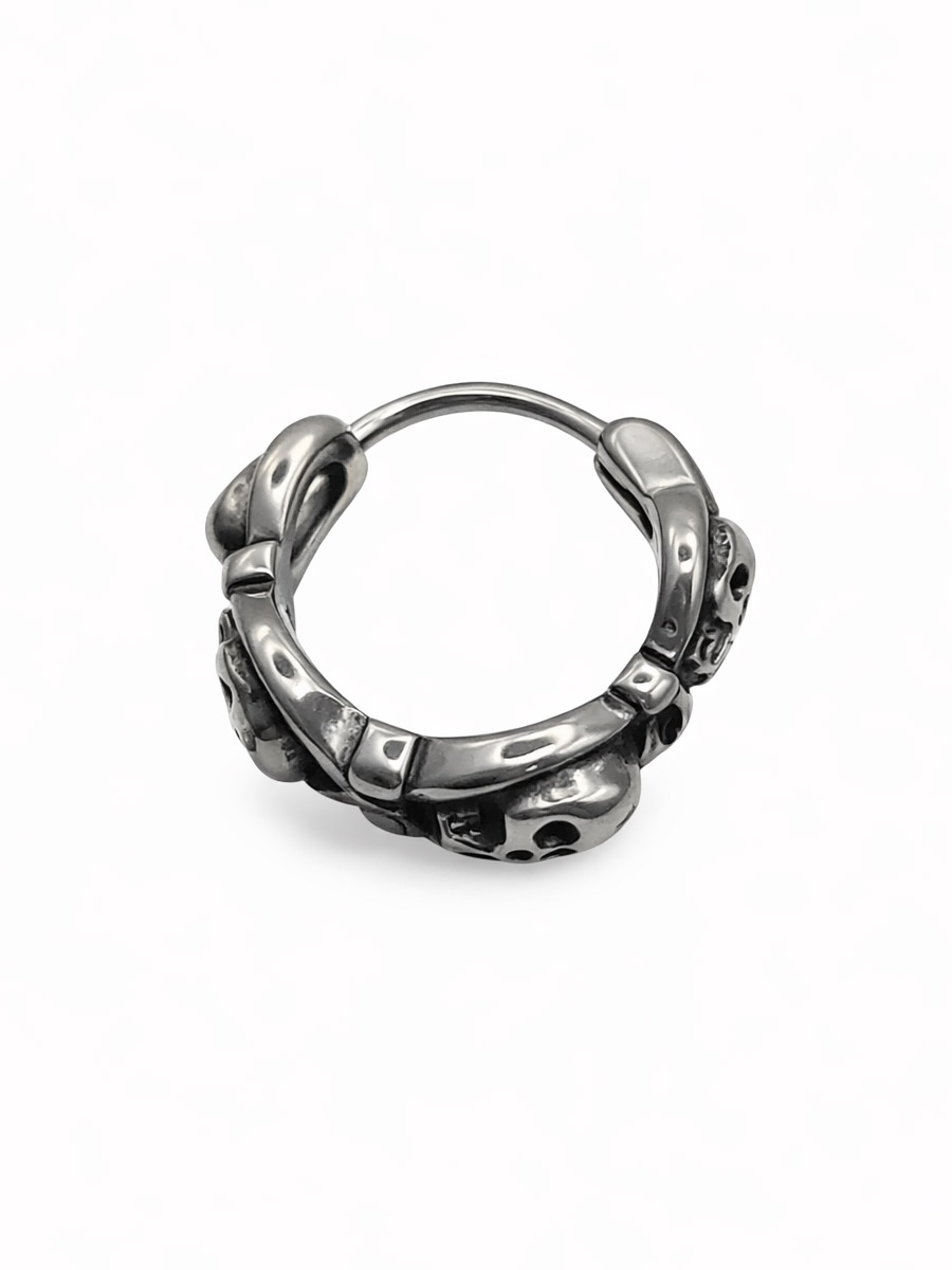 Пирсинг кольцо Черепа - фото 1 - rockbunker.ru