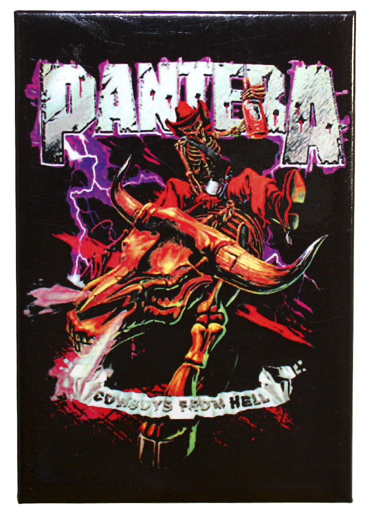 Магнит RockMerch Pantera Cowboys from Hell - фото 1 - rockbunker.ru