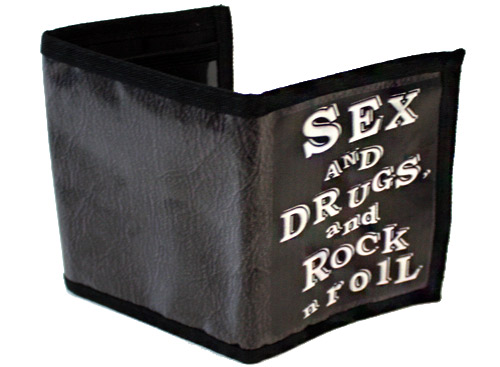 Кошелек Sex Drugs and Rockn Roll из кожзаменителя - фото 2 - rockbunker.ru