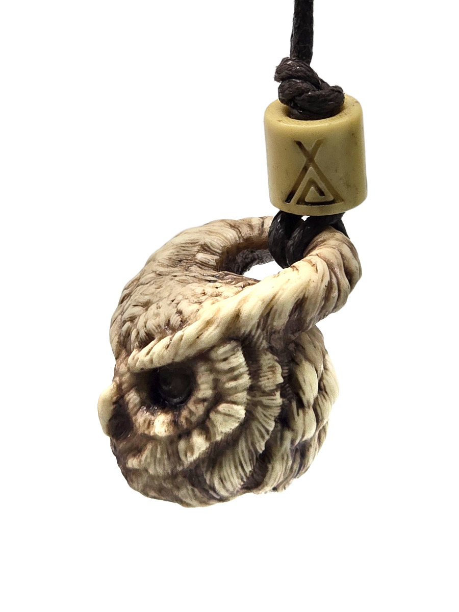 Кулон Голова Совы - фото 2 - rockbunker.ru