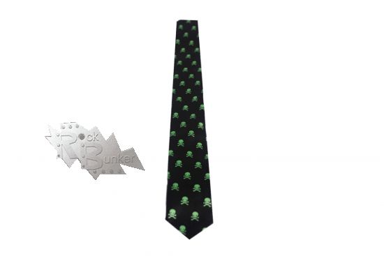 Галстук Черепа - фото 3 - rockbunker.ru