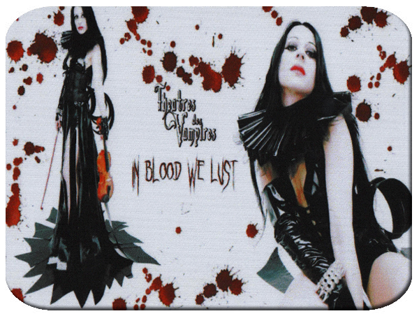 Коврик для мыши Theatres des Vampires In blood we lust - фото 1 - rockbunker.ru