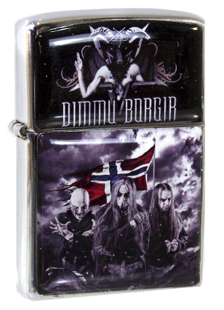 Зажигалка RockMerch Dimmu Borgir - фото 1 - rockbunker.ru