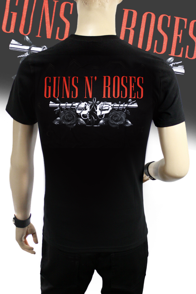 Футболка Hot Rock Guns n Roses The Rock Never Die - фото 2 - rockbunker.ru