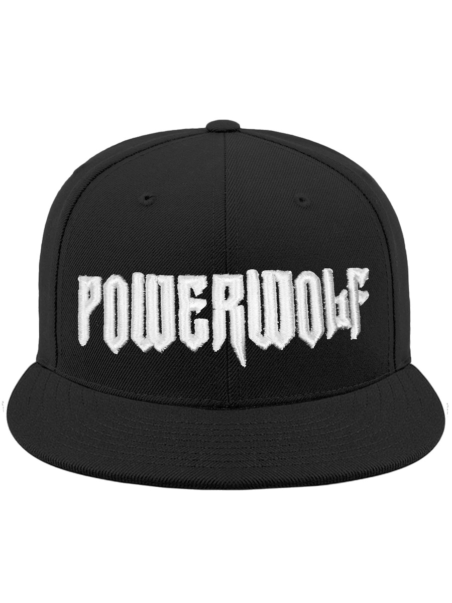 Бейсболка снэпбэк Powerwolf с 3D вышивкой - фото 2 - rockbunker.ru