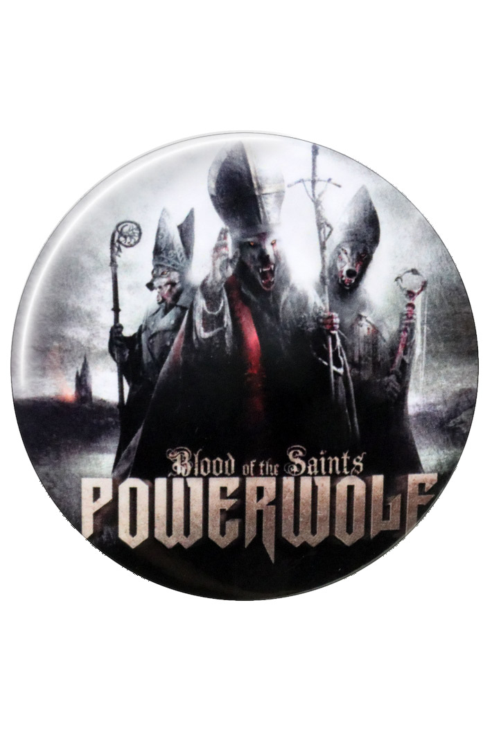 Значок RockMerch Powerwolf Blood Of The Saints - фото 1 - rockbunker.ru